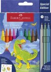 Filctoll készlet, FABER-CASTELL "Dinoszaurusz"...