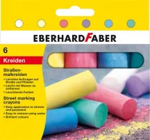 Aszfaltkréta, henger alakú, EBERHARD FABER, 6 k...