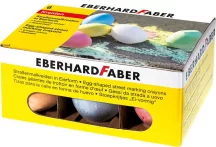 Aszfaltkréta, tojás alakú, EBERHARD FABER, 6 kü...