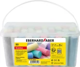 Aszfaltkréta, 50 darabos,  EBERHARD FABER, 8 kü...
