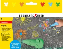 Aszfaltkréta, egér formájú, EBERHARD FABER, 6 k...