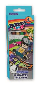 Filctoll készlet, GRANIT "Arti Kids", 6 különbö...