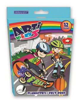 Filctoll készlet, GRANIT "Arti Kids", 12 különb...
