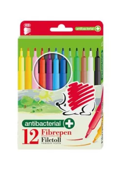 Filctoll készlet, 1 mm, antibakteriális, ICO "S... Filctoll készlet, 1 mm, antibakteriális, ICO "S...
