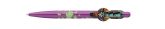 Golyóstoll, 0,8 mm, nyomógombos, lila mintás to...