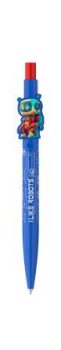 Golyóstoll, 0,8 mm, nyomógombos, ICO "Robot", kék