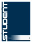 Füzet, tűzött, A4, sima, 32 lap, ICO "Student",...