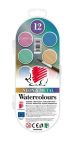 Vízfesték, 12 darabos, 30 mm, ICO "Süni", neon...