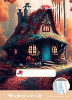 Olvasónapló, tűzött, A5, 32 lap, 2. osztály, IC...