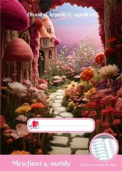 Olvasónapló, tűzött, A5, 32 lap, 4. osztály, IC...