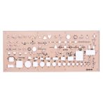 Elektronikai sablon, műanyag, KOH-I-NOOR "703071"