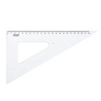 Háromszög vonalzó, műanyag, 60 °, 22 cm, KOH-I-...