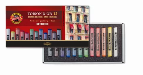 Porpasztell-kréta, puha, KOH-I-NOOR "Toison 851...