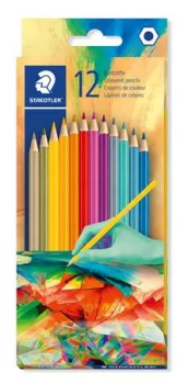 Színes ceruza készlet, hatszögletű, STAEDTLER "...
