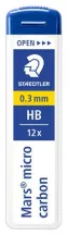 Grafitbél, HB, 0,3 mm, STAEDTLER "Mars Micro Ca...