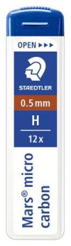 Grafitbél, H, 0,5 mm, STAEDTLER "Mars Micro Car...