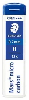 Grafitbél, H, 0,7 mm, STAEDTLER "Mars Micro Car... Grafitbél, H, 0,7 mm, STAEDTLER "Mars Micro Car...