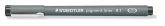 Tusfilc, 0,1 mm, STAEDTLER "Pigment Liner 308",...