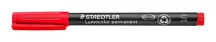   Alkoholos marker, OHP, 0,4 mm, STAEDTLER "Lumocolor® 313 S", piros