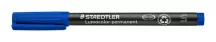   Alkoholos marker, OHP, 0,4 mm, STAEDTLER "Lumocolor® 313 S", kék