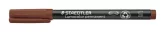   Alkoholos marker, OHP, 0,4 mm, STAEDTLER "Lumocolor® 313 S", barna