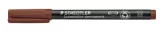 Alkoholos marker, OHP, 1 mm, STAEDTLER "Lumocol...