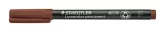 Alkoholos marker, OHP, 0,6 mm, STAEDTLER "Lumoc...