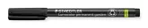Alkoholos marker, 1 mm, kúpos, STAEDTLER "Lumoc...