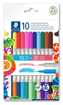 Filctoll készlet, 1/3 mm, kétvégű, STAEDTLER® "...