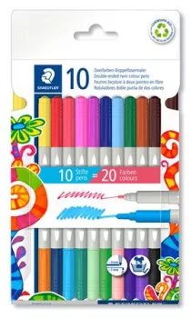 Filctoll készlet, 1/3 mm, kétvégű, STAEDTLER® "... Filctoll készlet, 1/3 mm, kétvégű, STAEDTLER® "...