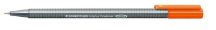   Tűfilc, 0,3 mm, STAEDTLER "Triplus 334", narancssárga