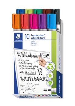 Táblamarker készlet, 2 mm, kúpos, STAEDTLER "Lu...