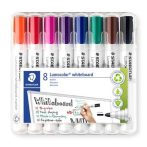 Táblamarker készlet, 2 mm, kúpos, STAEDTLER "Lu...