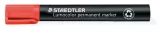   Alkoholos marker, 2 mm, kúpos, STAEDTLER "Lumocolor® 352", piros