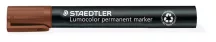 Alkoholos marker, 2 mm, kúpos, STAEDTLER "Lumoc...