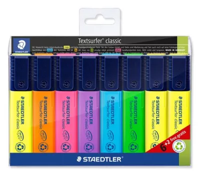 Szövegkiemelő készlet, 1-5 mm, STAEDTLER "Texts...