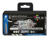 Ecsetirón készlet, STAEDTLER "Pigment 372", 6 k...