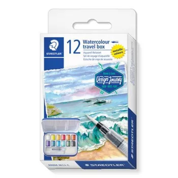 Vízfesték, 12 darabos, STAEDTLER "Design journe...