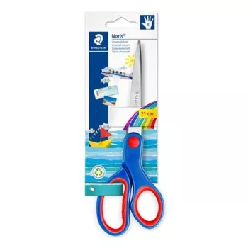 Olló, hobbi, 21 cm, STAEDTLER "Noris® 965", kék Olló, hobbi, 21 cm, STAEDTLER "Noris® 965", kék