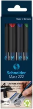 Alkoholos marker készlet, OHP, 0,7 mm, SCHNEIDE...