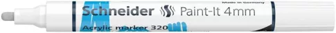 Dekormarker, akril, 4 mm, SCHNEIDER "Paint-It 3...