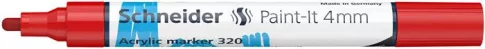 Dekormarker, akril, 4 mm, SCHNEIDER "Paint-It 3...