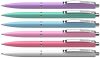 Golyóstoll, 0,5 mm, nyomógombos, vegyes pasztel...
