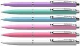 Golyóstoll, 0,5 mm, nyomógombos, vegyes pasztel...