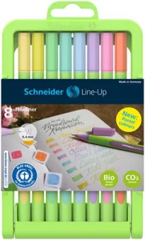 Tűfilc készlet, 0,4 mm, SCHNEIDER "Line-Up Past...