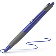 Golyóstoll, 0,5 mm, nyomógombos, SCHNEIDER "Loo...