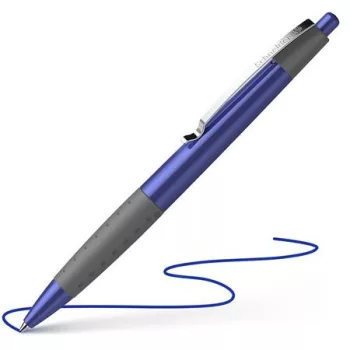 Golyóstoll, 0,5 mm, nyomógombos, SCHNEIDER "Loo...
