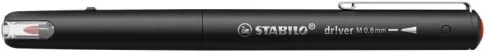 Filctoll, 0,8 mm, STABILO "dr!ver", piros