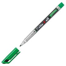   Alkoholos marker, 1 mm, kúpos, STABILO "Write-4-all", zöld