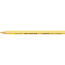   Színes ceruza, háromszögletű, vastag, STABILO "Trio thick", sárga